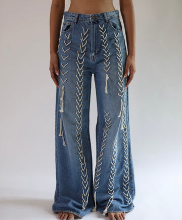 All Strings Attached Denim Jeans